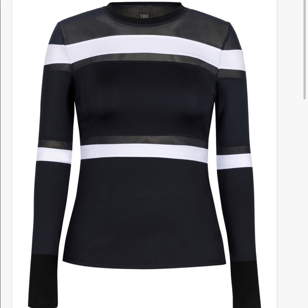 TAIL MARBELLA ONYX LS TENNIS TOP NWT